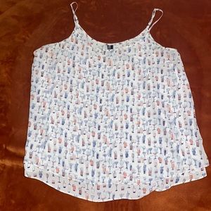 Maurices Cocktail Print Tank Top